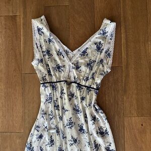 Floral Lace Trim Sleepwear